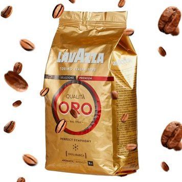 Кава в зернах Lavazza Qualita Oro, 1 кг. 00955 фото