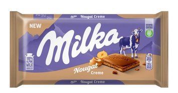 Шоколад молочний крем-нуга Milka 100г. 00480-4 фото