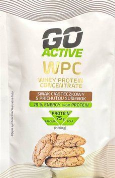 Порционная протеиновая смесь со вкусом печенья Go Active WPC 30г. 03327-1 фото