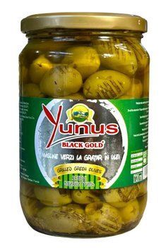 Зелені оливки гриль Yunus 650г. 01417 фото