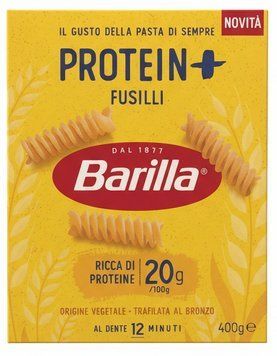Макароны с высоким содержанием протеина Barilla Fusili protein+ 400г. 03360-1 фото