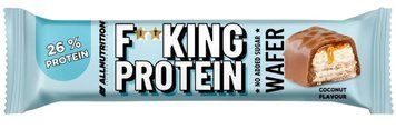 Протеиновый батончик кокос и арахисовая паста F**king protein Allnutrition 39г. 02282-1 фото